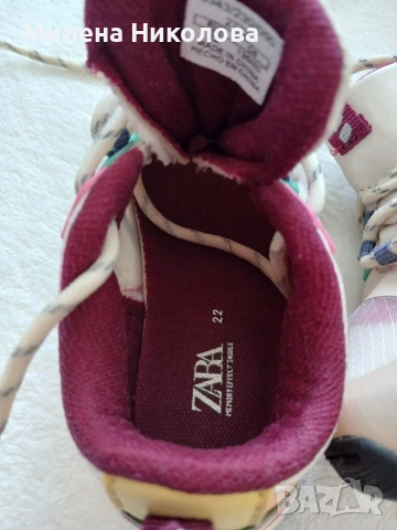 Маратонки Zara 22, снимка 6 - Детски маратонки - 54800405