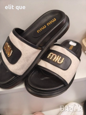 дамски чехли miu miu 