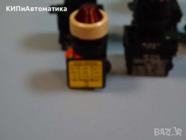 бутон светещ червен ПБ 22-8-11 Елпром Петрич, снимка 7 - Резервни части за машини - 54412403