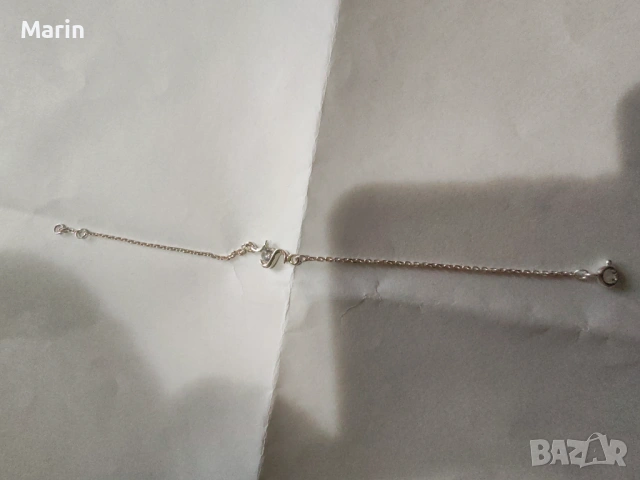 Сребърна гривна с подарък кутия и торбичка, снимка 2 - Гривни - 53997737