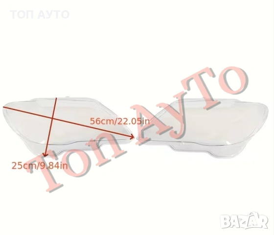 Стъкла Капаци БМВ BMW 7 Е65 Е66 Фейслифт 2005 - 2008 Стъкла Фарове, снимка 11 - Аксесоари и консумативи - 54328495
