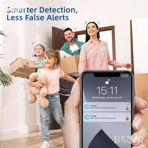 HYCENCY 4K WiFi мини Камера , снимка 5 - IP камери - 54597812