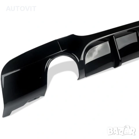 Дифузьор за задна броня за BMW E90/E91 (05-11) F1 стоп- черен гланц, снимка 6 - Аксесоари и консумативи - 55006172