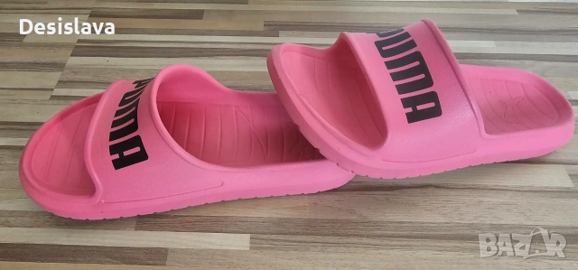 Розови джапанки PUMA, снимка 3 - Джапанки - 55234544