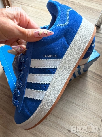 Оригинални нови сини кецове adidas Originals Campus 00s !37,39 н, снимка 2 - Кецове - 54624809