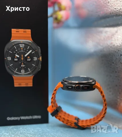 Samsung Galaxy Watch Ultra (2025), 47mm, LTE, 64GB, Titanium Gray + Orange Band, снимка 5 - Смарт часовници - 55682472