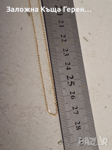 Златен синджир 1,78гр., снимка 4 - Колиета, медальони, синджири - 54327677