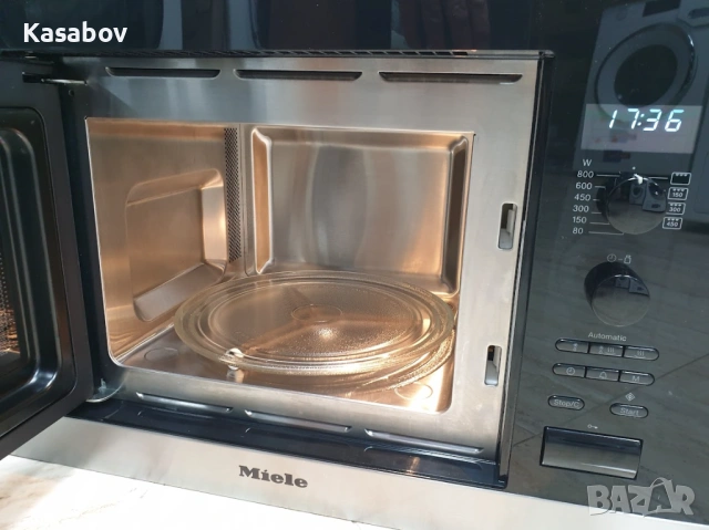 17L - 600мм - Miele M6032 Микровълнова Фурна с Грил за Вграждане, снимка 5 - Микровълнови - 54461357