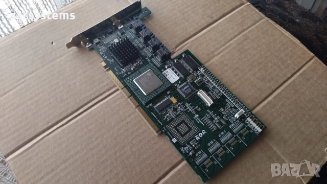 Adaptec AAR-2810SA 8-Port Serial ATA PCI-X RAID Controller Card With 64MB Cache, снимка 4 - Други - 54260192