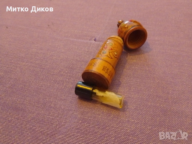 Фиолка Българска роза, Дървена, С парфюмче розе, снимка 4 - Други стоки за дома - 53328140