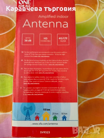 Антена за телевизор ONE FOR ALL , снимка 2 - Приемници и антени - 54930223
