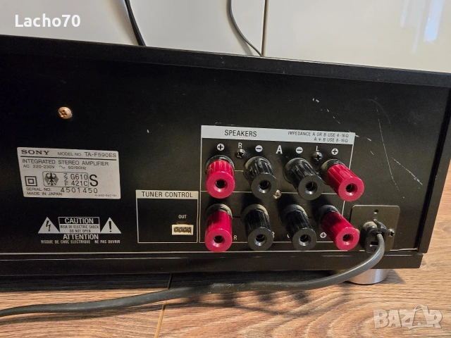 SONY TA-F590ES, снимка 4 - Ресийвъри, усилватели, смесителни пултове - 54591541