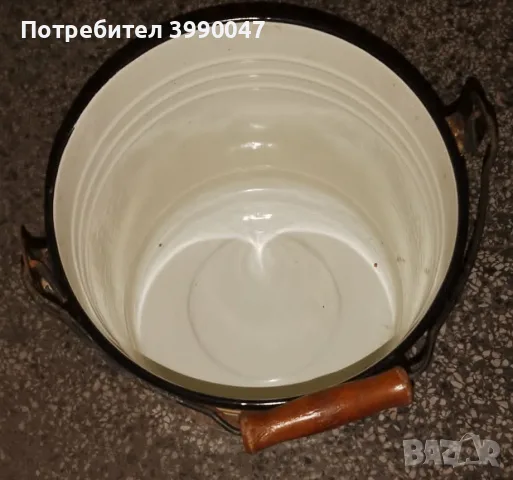Емайлиран гюм с капак, снимка 2 - Съдове за готвене - 55435760