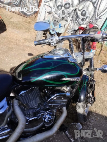 2004 Yamaha DRAGSTAR-CUSTOM-1100-63hp-TOP TITANIUM, снимка 9 - Мотоциклети и мототехника - 54555534