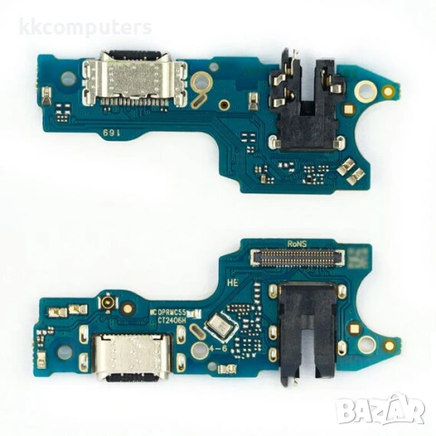 Конектор зареждане за REALME C55/ Narzo N55 (RMX3710) на платка с микрофон и компоненти