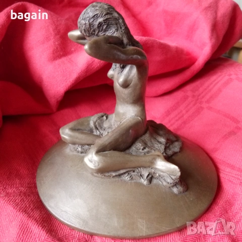 Желязна статуя., снимка 5 - Антикварни и старинни предмети - 54583553