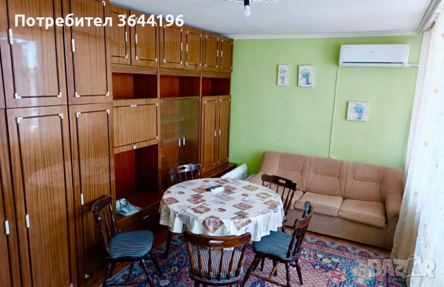 Давам под наем двустаен,южен,обзаведен апартамент в гр.Разград.