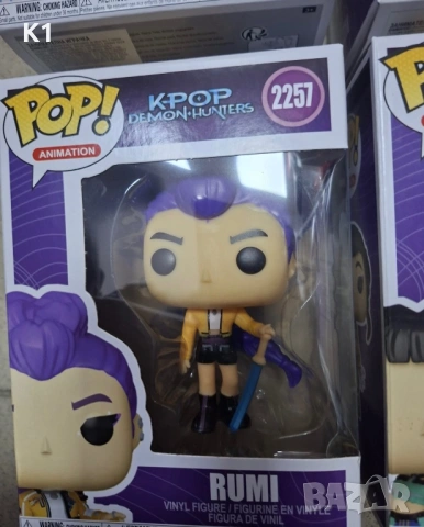 Funko Pop фигурки K-Pop Demon Hunters Rumi/Mira/Zoey/Jinu, Фънко Поп фигурка Руми/Мира/Зоуи/Джину, снимка 2 - Фигурки - 54448374