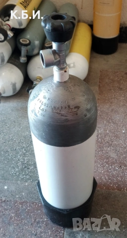 Продавам желязна бутилка - 1 брой - 5L - 200 BAR - АТМОСФЕРИ работно налягане, снимка 10 - Въздушно оръжие - 55107635