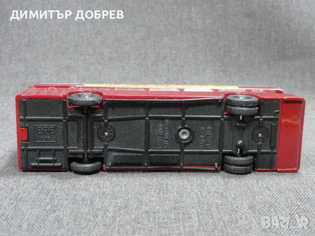 1/76 СТАРА РЕТРО МЕТАЛНА КОЛИЧКА АВТОБУС LEYLAND ATLANTEAN BUS, снимка 6 - Колекции - 55423729