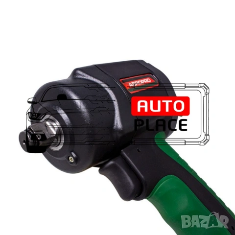 Пневматичен гайковерт с къс шпиндел 1200 Nм 1/2″ RockForce , снимка 5 - Други инструменти - 54048463