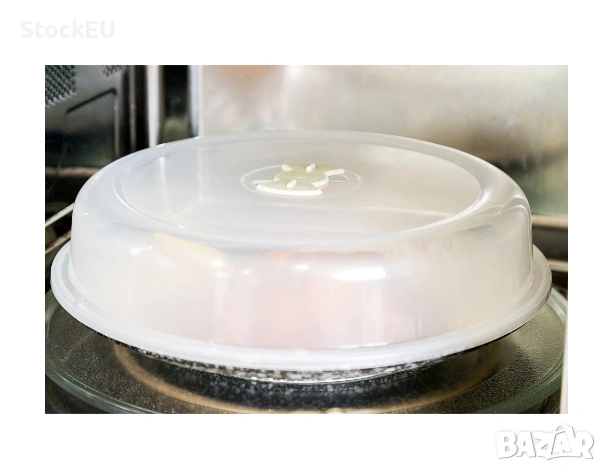 Предпазен капак за микровълнова фурна KitchenCraft 26 см