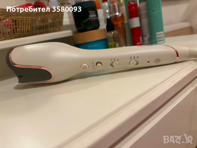 Маша за коса (за къдрици) Philips StyleCare Auto Curler, снимка 4 - Преси за коса - 54708122
