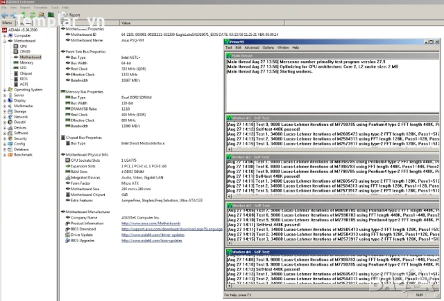 Asus P5Q VM socket 775 , integrated VGA, снимка 9 - Дънни платки - 45893978