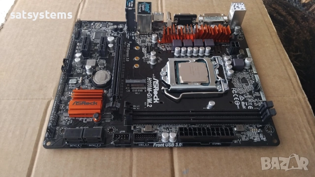 Дънна платка ASRock H110M-G/M.2 Socket LGA1151, снимка 6 - Дънни платки - 54961982