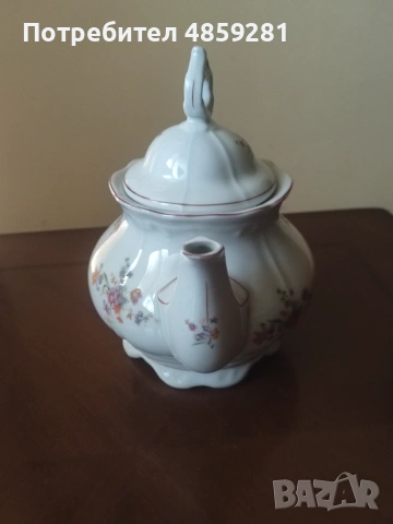 Порцеланов чайник, снимка 7 - Сервизи - 54976319