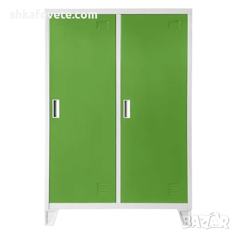 Метален гардероб за детски градини BB2, 40х81х130см, ЦВЕТНИ ВРАТИЧКИ, снимка 6 - Гардероби - 55448385