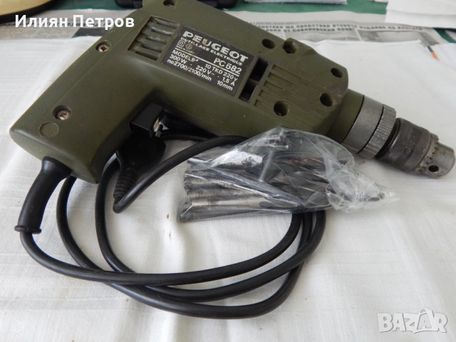 дрелка PEGEOT mod  PC-582, снимка 5 - Бормашини - 54866160