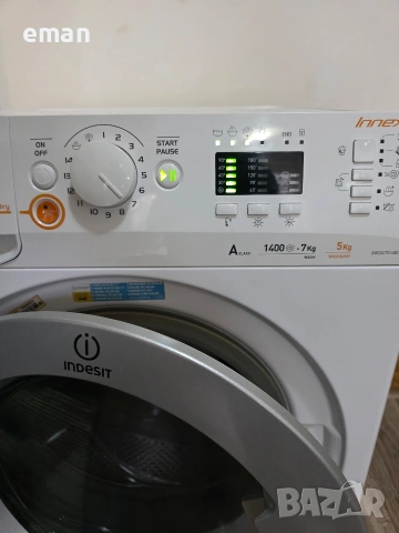 Пералня комбинирана INDESIT XWDA751480, 1400 об., снимка 6 - Перални - 54581090