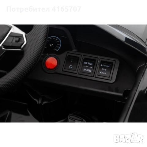 Акумулаторен джип Audi RS E-Tron GT 4X4 Licensed с меки гуми и кожена седалка 12V, снимка 4 - Електрически играчки - 55146315