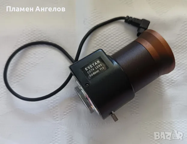 Варифокален обектив за видеонаблюдение Evetar CC +V6.0-60ммF1.6(cs-mount)
