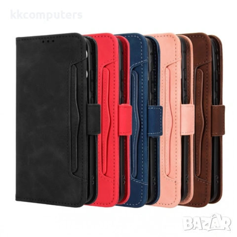 Кожен Калъф Портфейл за Motorola Edge 70 Fusion+ 5G / Fusion 5G - Свалящ се държач, Двоен магнит, 5 , снимка 2 - Калъфи, кейсове - 54120135