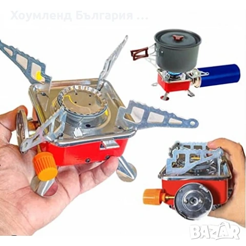 Преносим туристически газов котлон за флакон