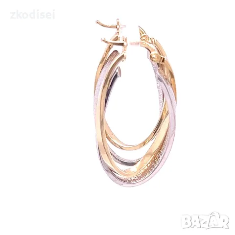 Златни обеци 3,10гр. 14кр. проба:585 модел:40950-3, снимка 2 - Обеци - 55313593