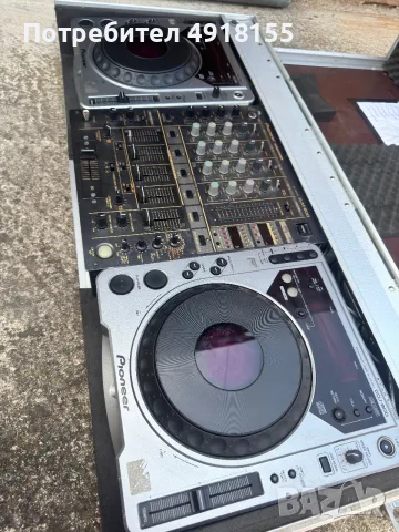 Pioneer CDJ-800 MK2 x2 + Pioneer DJM-600 + Flight Case – Пълен DJ комплект