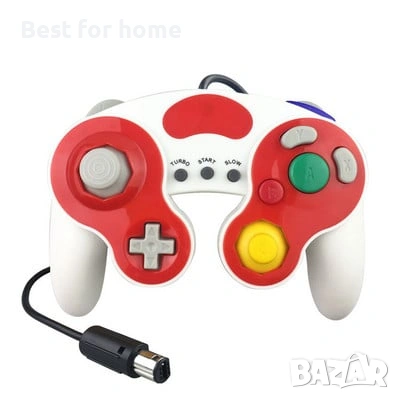 Жичен геймпад за контролер GameCube с три бутона за ръчен джойстик NGC GameCubes, снимка 7 - Аксесоари - 54542012
