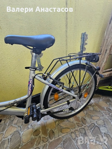 Детско колело Pegasus SX Sport 2401 – 24 цола, 3 скорости, с багажник + допълнителен кош, снимка 5 - Велосипеди - 55243287