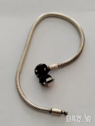 Сребърна гривна Пандора/Pandora, снимка 2 - Гривни - 55586107