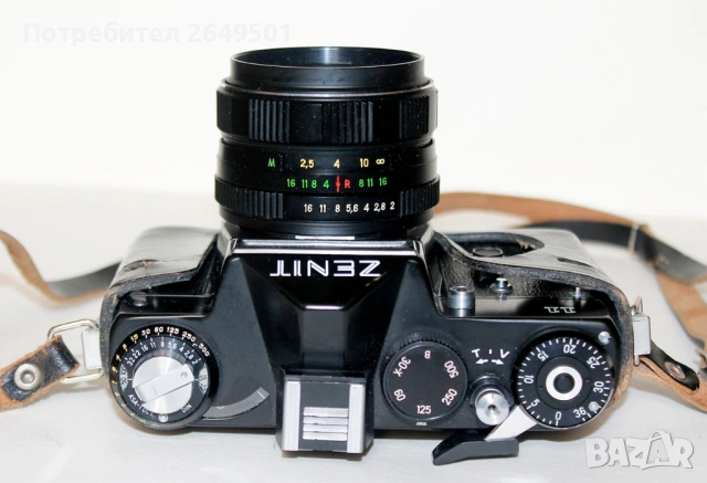 Фотоапарат ZENIT 11/ Зенит 11 с обектив Helios - 44M-4, снимка 2 - Фотоапарати - 54509444