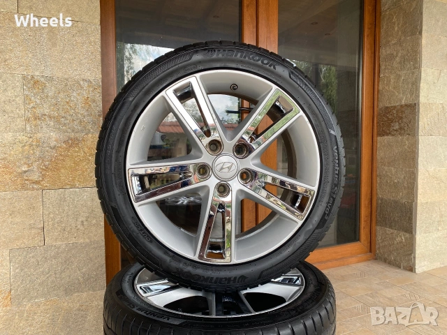 17" 5x114.3 - Hyundai Twin Spoke Original , снимка 2 - Гуми и джанти - 54999304
