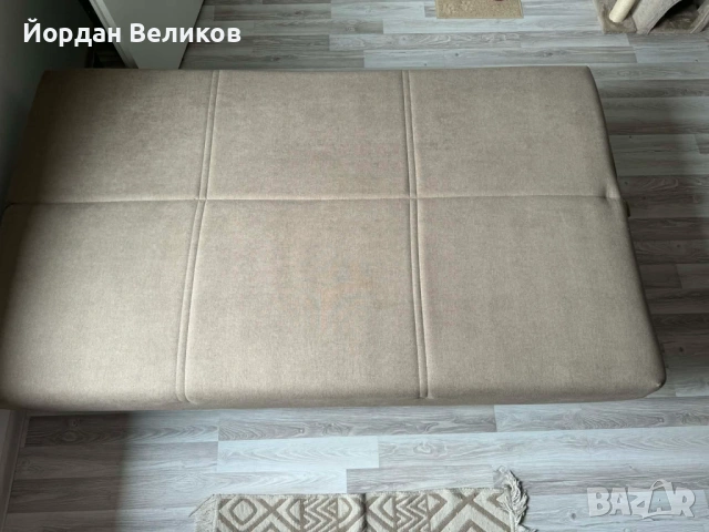 Разтегателен диван клик-клак 187см, снимка 4 - Дивани и мека мебел - 53965808