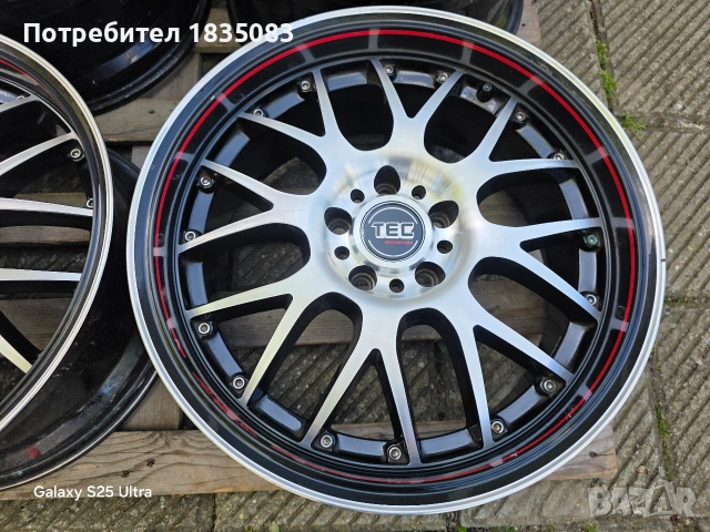 Лети джанти 18ки 5х112 TEC, снимка 6 - Гуми и джанти - 54414261
