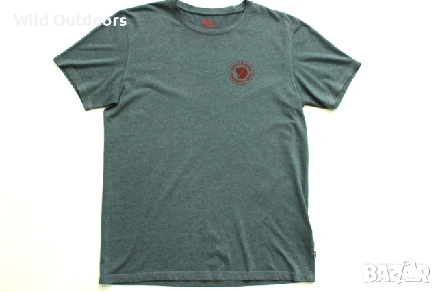 FJALLRAVEN 1960 logo t-shirt - мъжка тениска, размер М