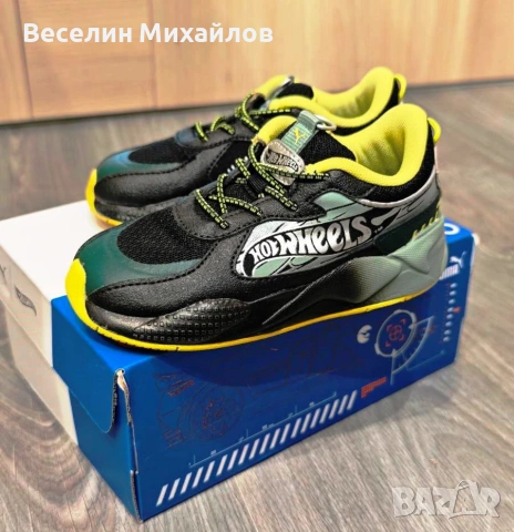 Супер запазени Детски маратонки Puma RS-X Hot Wheels AC, снимка 2 - Детски маратонки - 55266229