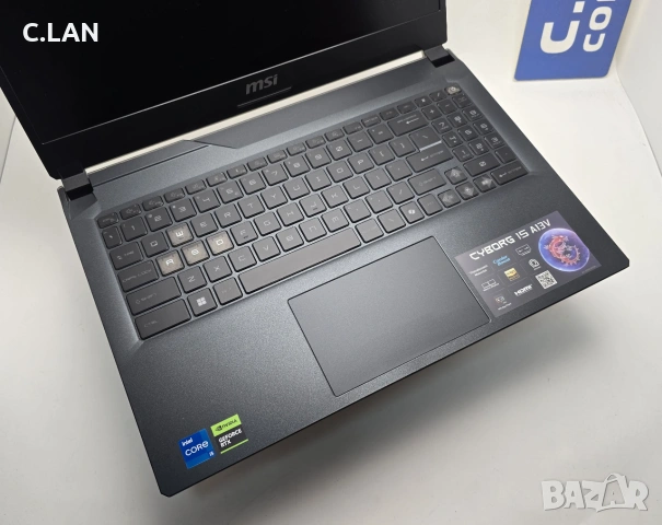 MSI Cyborg 15 A13VF i5 13420H/16GB/512SSD/RTX 4060-8GB/FHD/144HZ/Подсветка, снимка 5 - Лаптопи за игри - 55128496