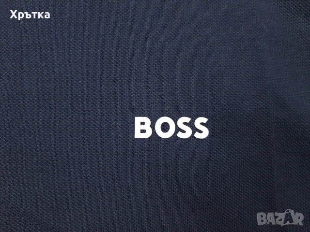 Hugo Boss Parloy190 - Оригинална мъжка тениска с яка р-р XL, снимка 8 - Тениски - 54152085